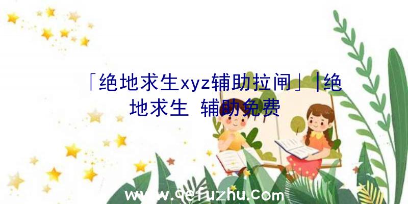 「绝地求生xyz辅助拉闸」|绝地求生